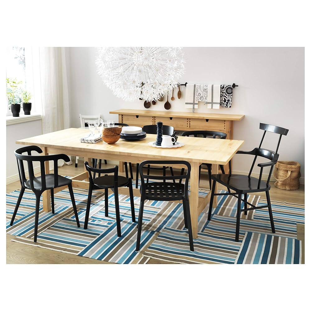 IKEA IKEA PS 2012 Chair with armrests, Black: Buy Online at